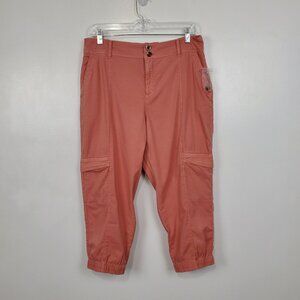Sonoma Cargo Pocket Ultracomfort Waistband Utility Capri NEW NWT Size 12P